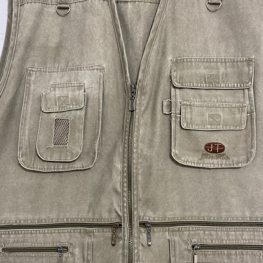 Pre-Owned Jig jao Zip up fishing vest size XXL ( 95 A) - Picture 3 of 5
